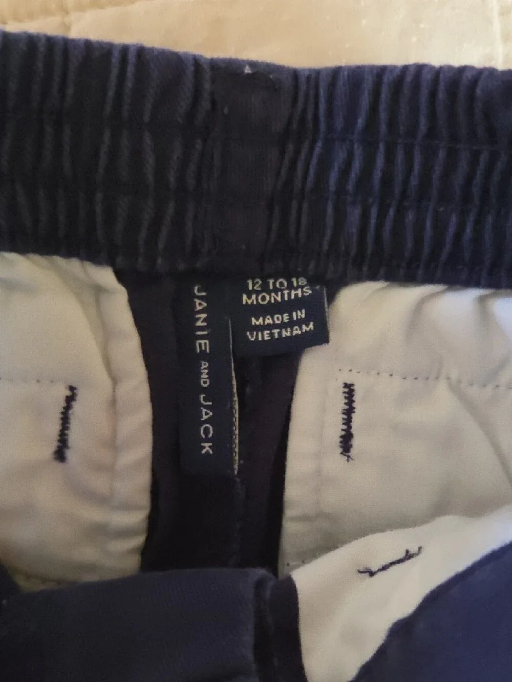 Janie and Jack Navy Blue Jogger Sweatpants